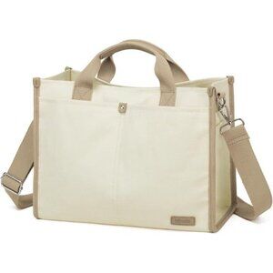 Canvas Tote Bag for Women Beige